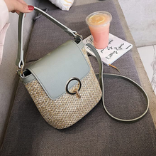 Lade das Bild in den Galerie-Viewer, Stroh-Handtasche, Strandtasche &quot;Eva&quot; - chic für den Sommer
