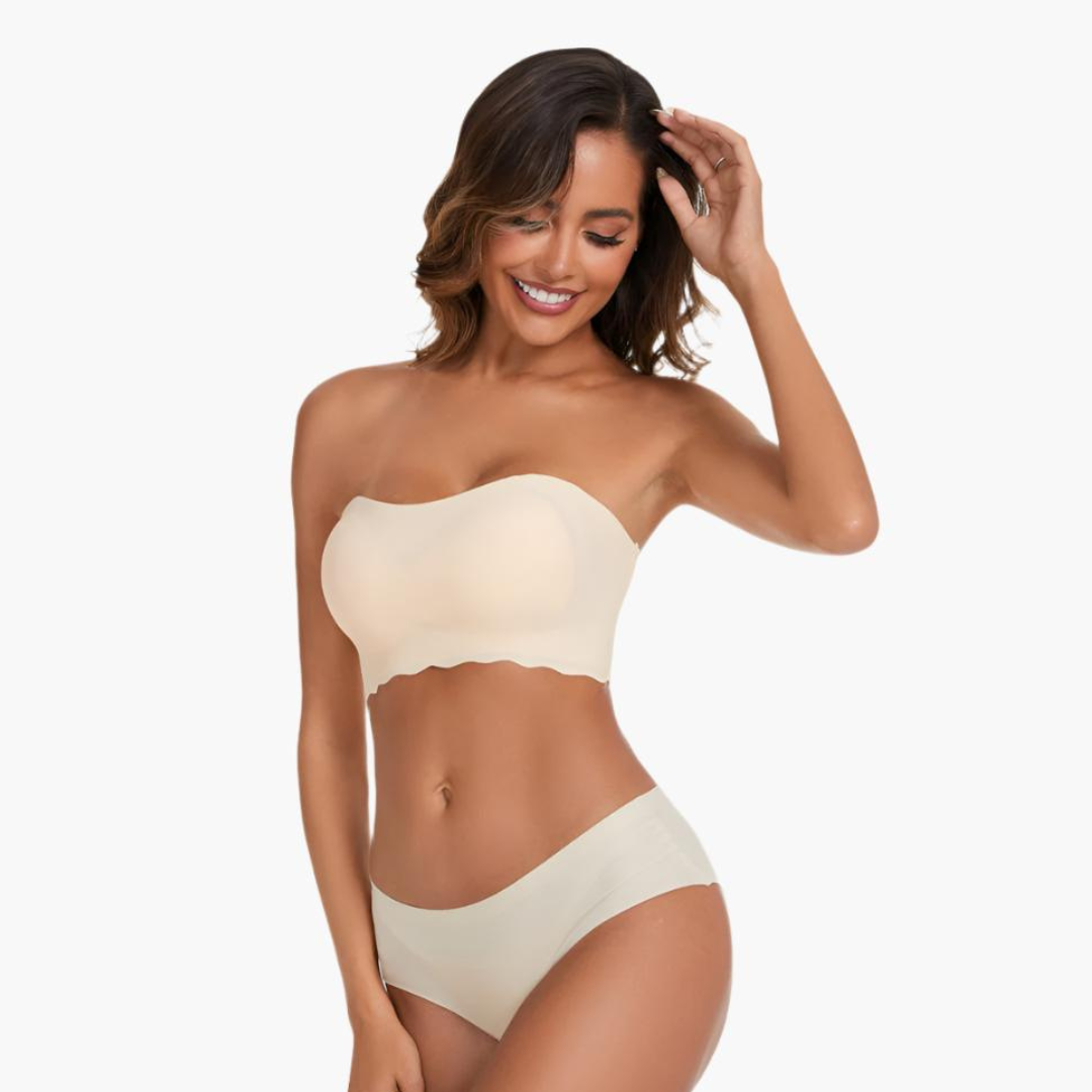 Komfit BH | Supercomfort Hautfarbe trägerloser Push-up-BH