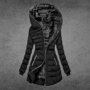 Stilvolle warme Winterjacke für Damen