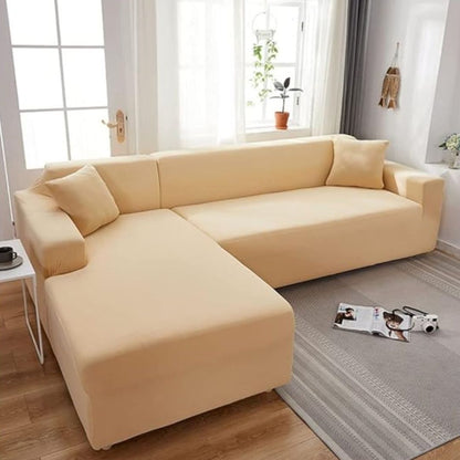 Waschbarer Sofabezug - Erweckt Dein Sofa zu neuem Leben - verlängert die Lebensdauer, wasserdicht, dehnbar_lieblingsladen_beige