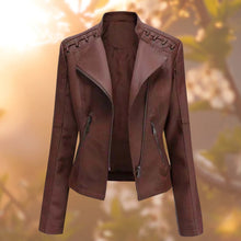 Lade das Bild in den Galerie-Viewer, Lana - Stylishe &amp; Zeitlose Damen Lederjacke
