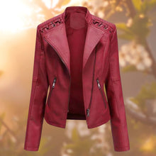 Lade das Bild in den Galerie-Viewer, Lana - Stylishe &amp; Zeitlose Damen Lederjacke
