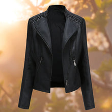 Lade das Bild in den Galerie-Viewer, Lana - Stylishe &amp; Zeitlose Damen Lederjacke
