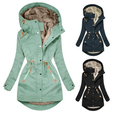 Lade das Bild in den Galerie-Viewer, Kuschelige &amp; Wetterfeste Damen Parkajacke
