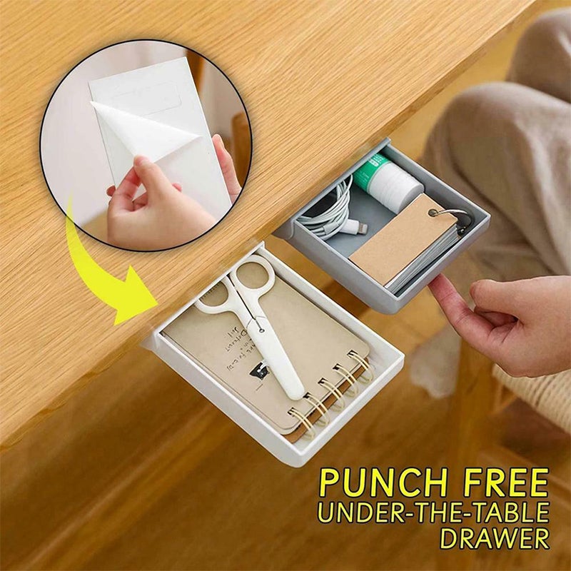 1+1 Gratis | Hidden Tray™ Unsichtbare Schreibtisch-Schublade