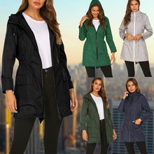 Lade das Bild in den Galerie-Viewer, Wasserdichte Damen Outdoor Regenjacke
