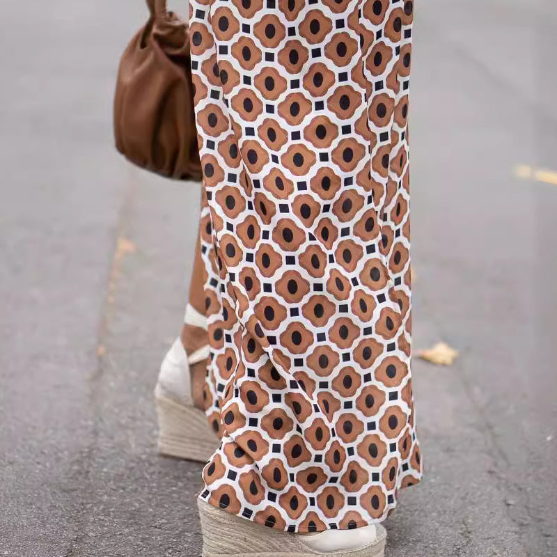 Henar - Boho Kleid mit Langen Ärmeln und V Ausschnitt