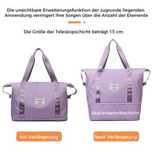 Lade das Bild in den Galerie-Viewer, Faltbare Erweiterbare Reisetasche
