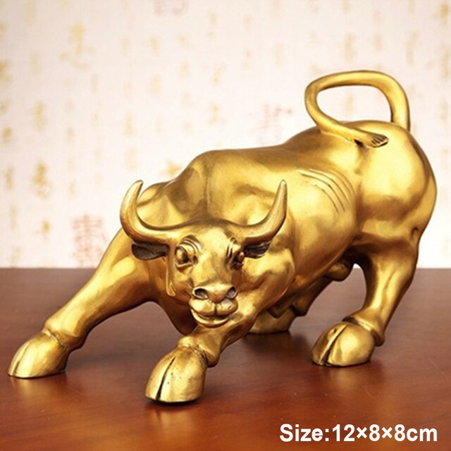 BrassBull™ - Super ernste Stier-Statue