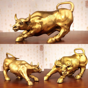 BrassBull™ - Super ernste Stier-Statue