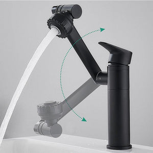 MatteLux - 1080° drehbarer mattschwarzer Wasserhahn