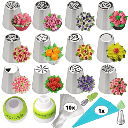 Hochwertiges Spritztüllen Set I (50% Rabatt!)