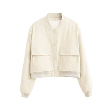 Lade das Bild in den Galerie-Viewer, Dide Casual Jacket | Trendy Short Damenjacke mit Bomberkragen für Frauen

