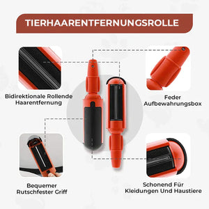 PurrfectRoller™ Wiederverwendbare Fusselrolle für Tierhaare