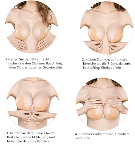 Selbsthaftender V BH