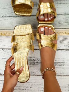 B&A Sandalen | Trendige Flip-Flop-Sandalen mit weichem Fußbett