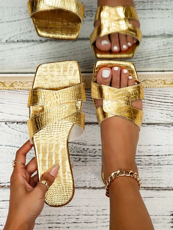 B&A Sandalen | Trendige Flip-Flop-Sandalen mit weichem Fußbett