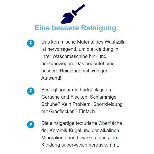 Waschkugel - Weltneuheit - Waschen ohne Waschmittel