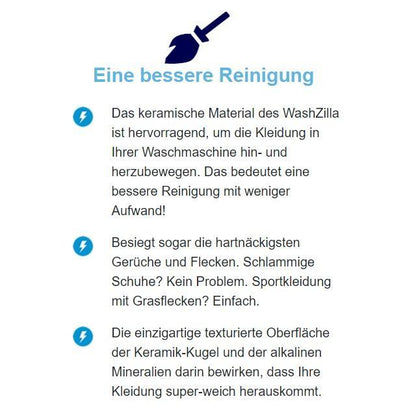 Waschkugel - Weltneuheit - Waschen ohne Waschmittel