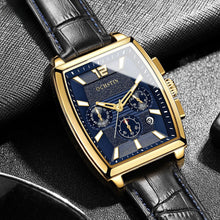 Lade das Bild in den Galerie-Viewer, SquareClock™ - Luxuriöse Lederuhr
