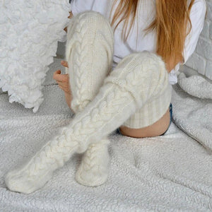 (1+1 Gratis) Overknee Kuschel Wintersocken - Warme Füße für kalte Tage!