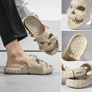 SoftBone™ - Hausschuhe im Totenkopfdesign