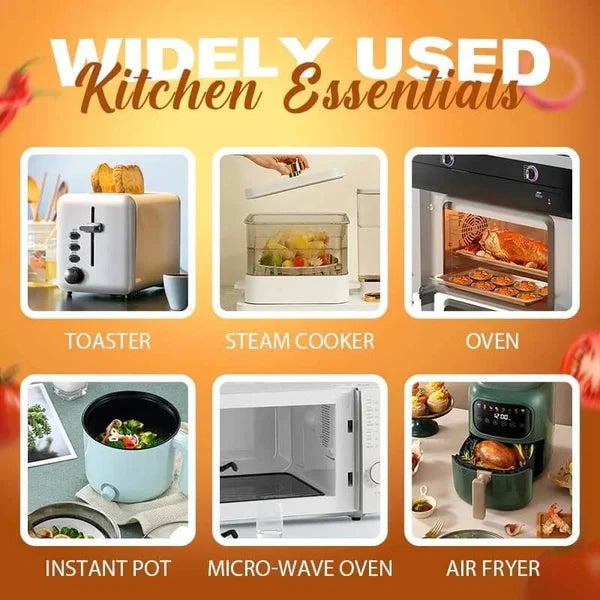 Plattos™ Silikonschalen für die Heißluftfritteuse | 5er-Pack