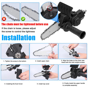 SwiftDrill™ Kettensägen-Bohrer-Aufsatz
