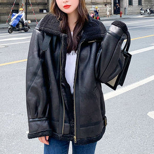 WOLF Fleecemantel-Jacke