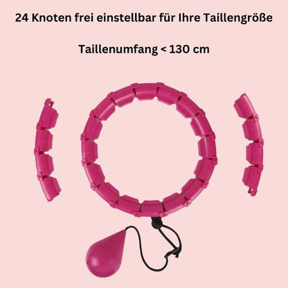 HULA HU - Hula Hoop Reifen mit Gewicht Kugel - perfekt zum Abnehmen - Testsieger