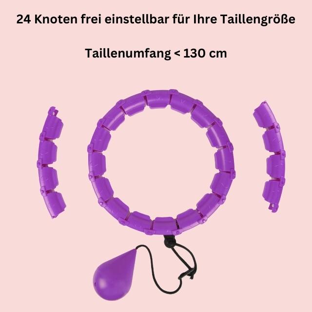 HULA HU - Hula Hoop Reifen mit Gewicht Kugel - perfekt zum Abnehmen - Testsieger