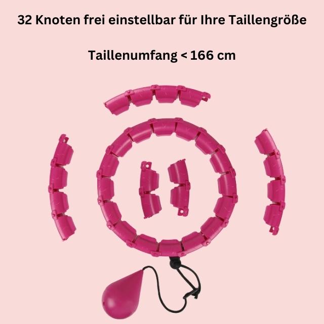 HULA HU - Hula Hoop Reifen mit Gewicht Kugel - perfekt zum Abnehmen - Testsieger