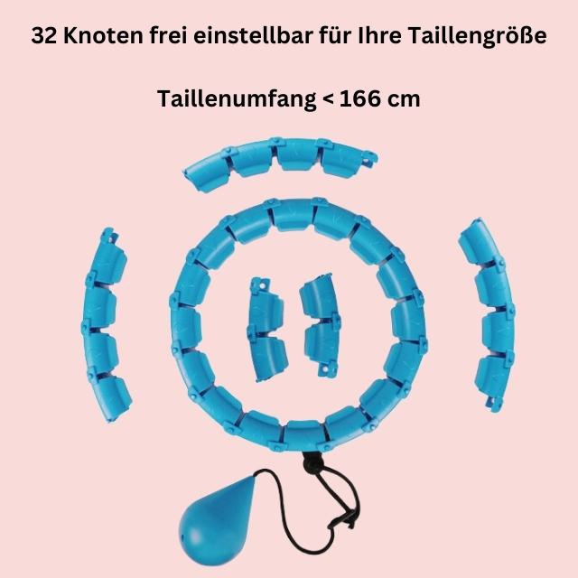 HULA HU - Hula Hoop Reifen mit Gewicht Kugel - perfekt zum Abnehmen - Testsieger