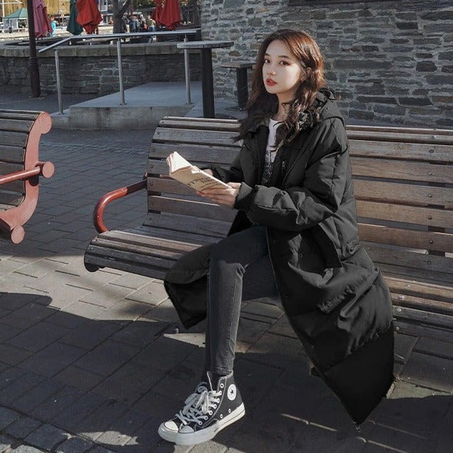 WOLF Kapuze Überdimensioniert Dickes Mantel