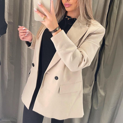 Ziza Blazer | Bequemer trendiger langer Blazer für den Herbst