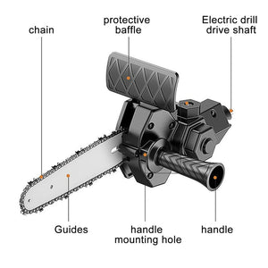 SwiftDrill™ Kettensägen-Bohrer-Aufsatz