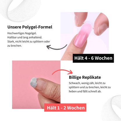 Luxuriöses DIY Polygel-Nägel-Kit 8