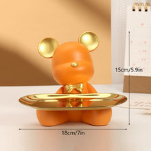 Lade das Bild in den Galerie-Viewer, Mr. Bear - Modernes Tablett Bärenstatuen
