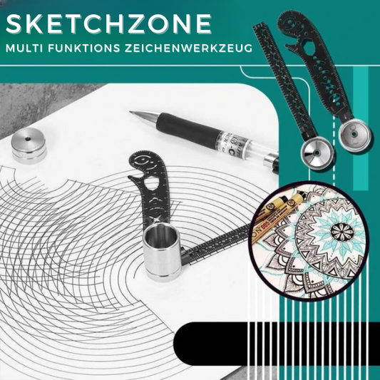 Sketchzone™ 7 in 1 Multi Funktions Zeichenwerkzeug