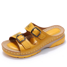 Lade das Bild in den Galerie-Viewer, Andrea™ | Orthopädische Ledersandalen
