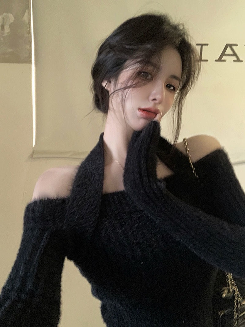 WOLF Aus Schultern Schlank Pullover