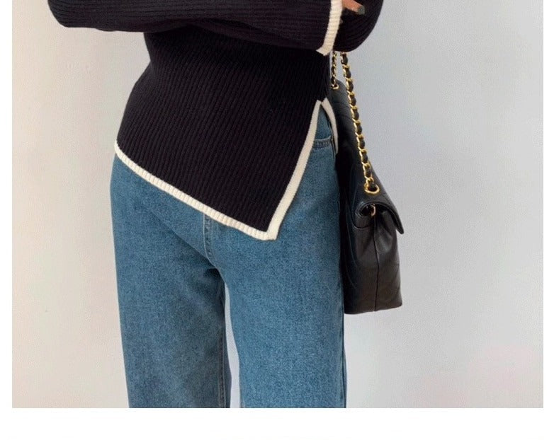 WOLF Seitenschlitz Pullover