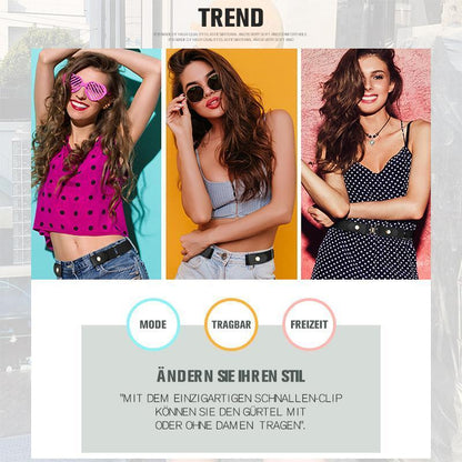 Elastischer Taillengürtel ohne Schnalle