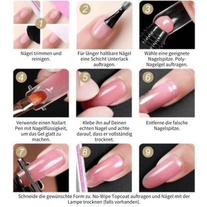 Luxuriöses DIY Polygel-Nägel-Kit 9