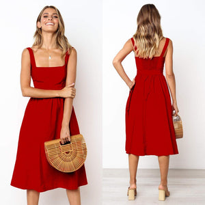 Julia™ - Einfarbiges Kleid