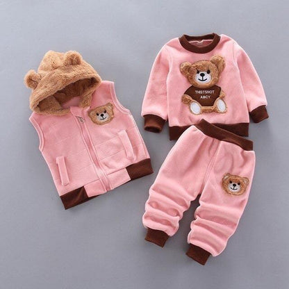 Teddybär Outfit für dein Baby (3-tlg. Set)