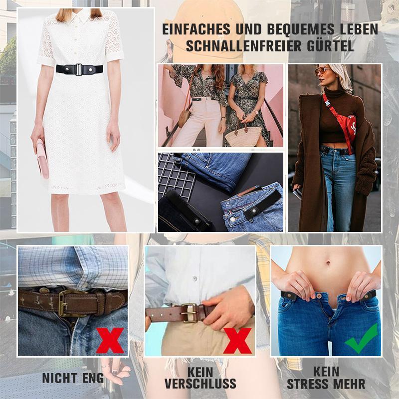 Elastischer Taillengürtel ohne Schnalle