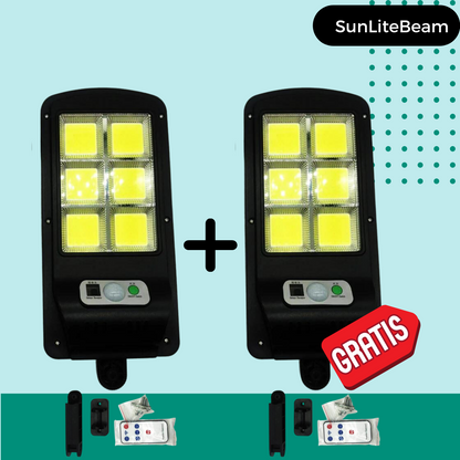 1+1 GRATIS! SunLiteBeam Solarbetriebene LED Lampe
