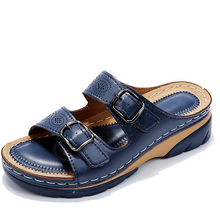 Lade das Bild in den Galerie-Viewer, Andrea™ | Orthopädische Ledersandalen
