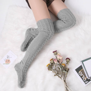 (1+1 Gratis) Overknee Kuschel Wintersocken - Warme Füße für kalte Tage!